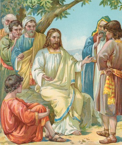 Chrystus i jego uczniowie autorstwa Robert Ambrose Dudley