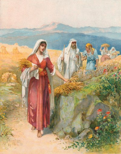 Ruth w polu kukurydzy autorstwa Robert Ambrose Dudley