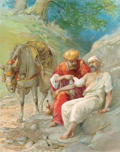 Dobry Samarytanin autorstwa Robert Ambrose Dudley