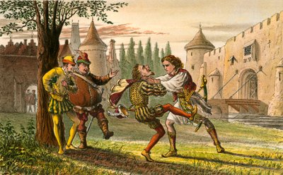 Dwunasta Noc, Akt IV, Scena I autorstwa Robert Ambrose Dudley