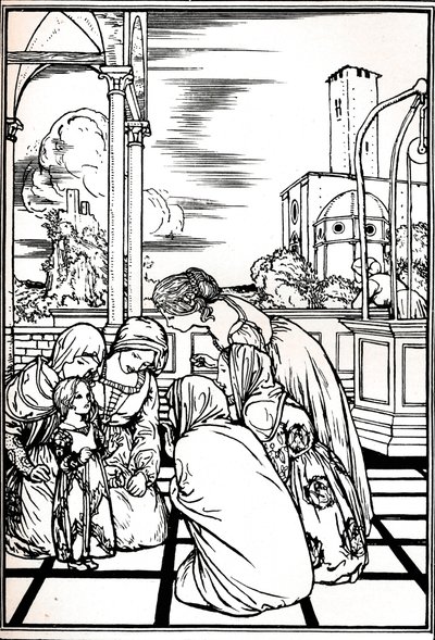 Ilustracja z Burzy, 1901 1901-1902 autorstwa Robert Anning Bell