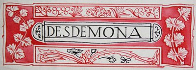 Desdemona, z Bohaterek Szekspira Anny Murphy Jameson autorstwa Robert Anning Bell