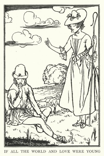 Gdyby cały świat i miłość były młode (lito) autorstwa Robert Anning Bell