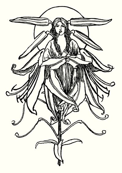 Ilustracja do wierszy Johna Keatsa (lito) autorstwa Robert Anning Bell