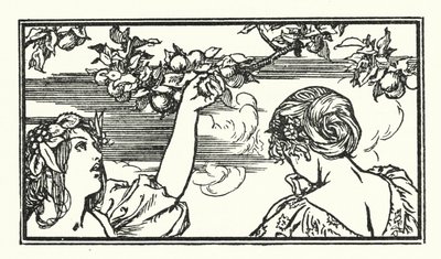 Ilustracja do wierszy Johna Keatsa (lito) autorstwa Robert Anning Bell
