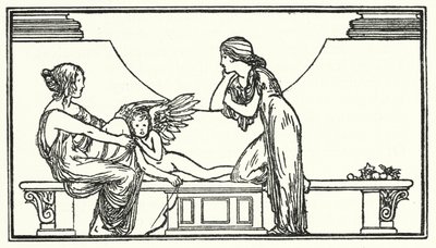 Ilustracja do wierszy Johna Keatsa (lito) autorstwa Robert Anning Bell
