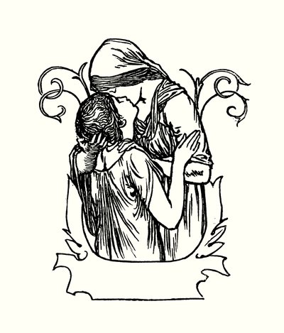 Ilustracja do wierszy Johna Keatsa (lito) autorstwa Robert Anning Bell