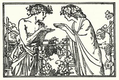Ilustracja do wierszy Johna Keatsa: Endymion (lito) autorstwa Robert Anning Bell