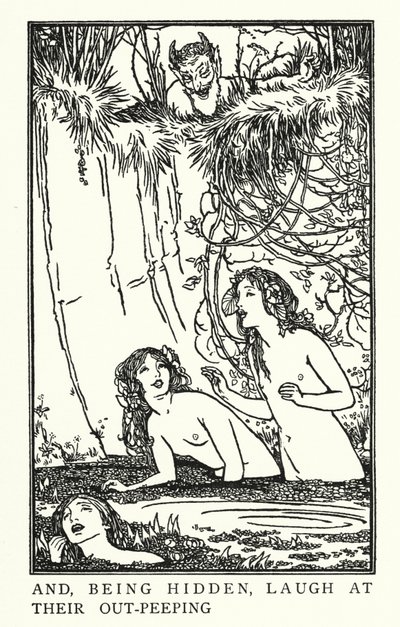 Ilustracja do wierszy Johna Keatsa: Endymion (lito) autorstwa Robert Anning Bell