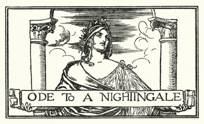 Ilustracja do wierszy Johna Keatsa: Oda do słowika (lito) autorstwa Robert Anning Bell