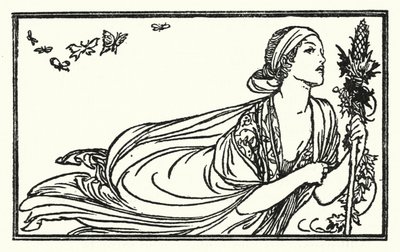 Ilustracja do wierszy Johna Keatsa: Sleep And Poetry (lito) autorstwa Robert Anning Bell