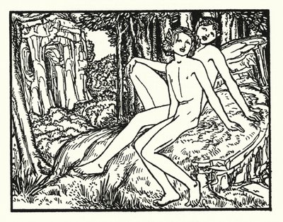 Shelley: Prometheus Unbound (litografia) autorstwa Robert Anning Bell