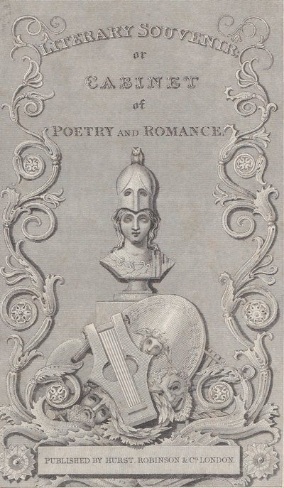 Karta handlowa na pamiątkę literacką, XIX wiek. autorstwa Robert Baker