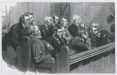 Szkice w królewskich sądach: wspólne jury autorstwa Robert Barnes