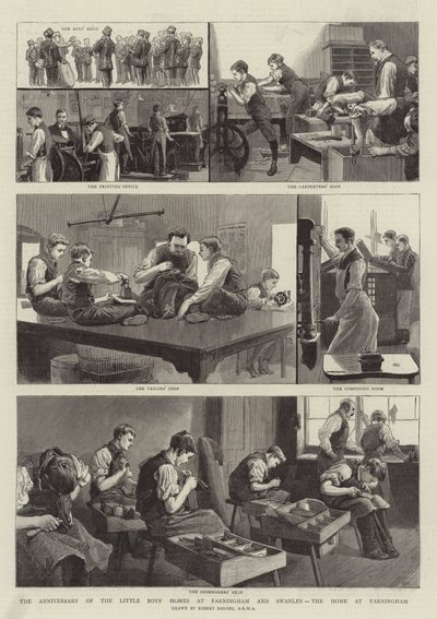 Rocznica powstania domów małych chłopców w Farningham i Swanley, domu w Farningham autorstwa Robert Barnes