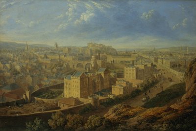 Edynburg z Calton Hill autorstwa Robert Batty