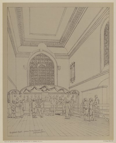 Kaplica Guildhall, City of London autorstwa Robert Blemell (after) Schnebbelie