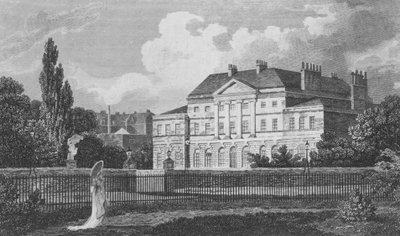 Lansdowne House, Berkeley Square, Londyn (grawerowanie) autorstwa Robert Blemell (after) Schnebbelie