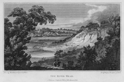 New River Head (grawerowanie) autorstwa Robert Blemell (after) Schnebbelie