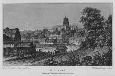 St Albans (grawerowanie) autorstwa Robert Blemell (after) Schnebbelie