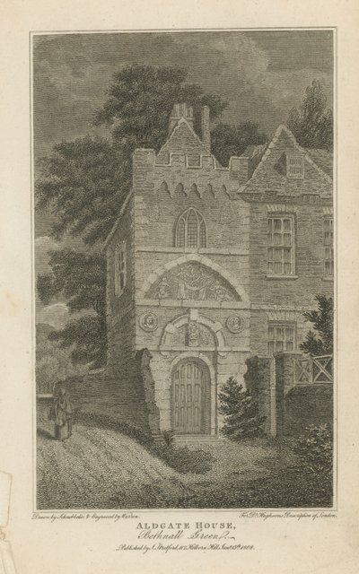 Dom Aldgate w Bethnal Green autorstwa Robert Blemell Schnebbelie