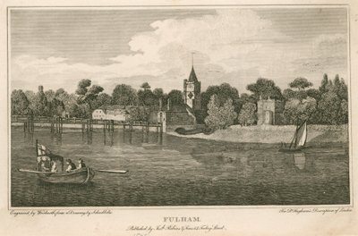 Kościół Fulham, Londyn autorstwa Robert Blemell Schnebbelie