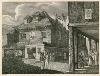 Hungerford Market, w pobliżu York Buildings, The Strand, Londyn autorstwa Robert Blemell Schnebbelie