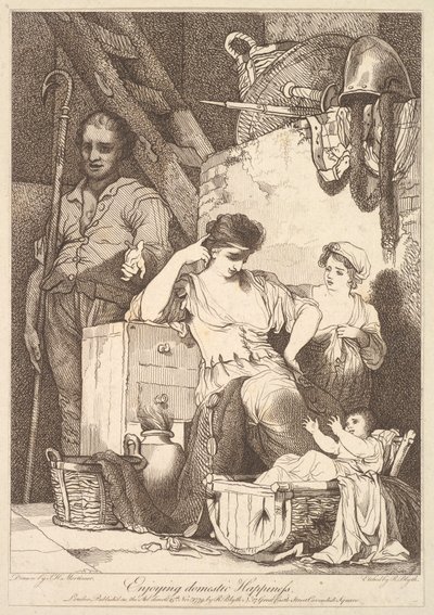Ciesz się szczęściem domowym, 15 listopada 1779 r. autorstwa Robert Blyth