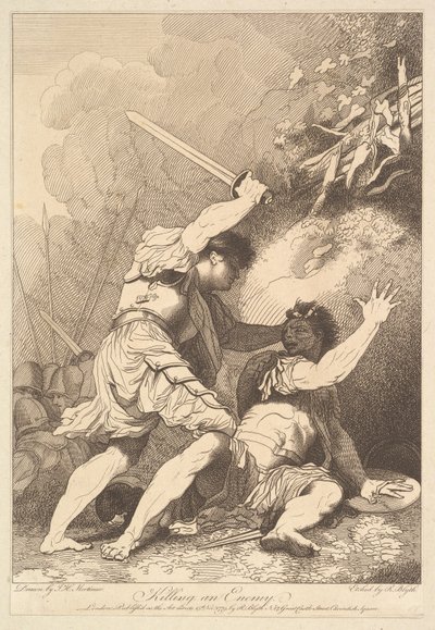 Zabicie wroga, 15 listopada 1779. autorstwa Robert Blyth