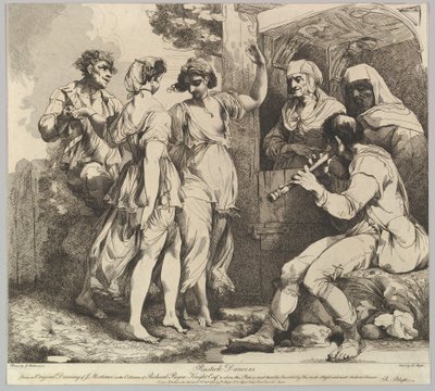 Rustick Dancers, 9 listopada 1780. autorstwa Robert Blyth