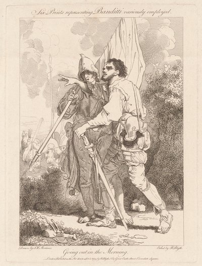 Wychodzenie rano autorstwa Robert Blyth, after John Hamilton Mortimer