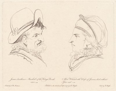 James Smithson i Alice Whitworth autorstwa Robert Blyth, after John Hamilton Mortimer