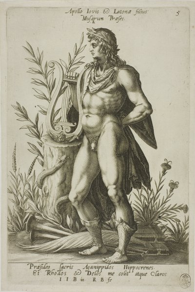 Apollo, płyta 5 z Parnassus Biceps autorstwa Robert Boissard