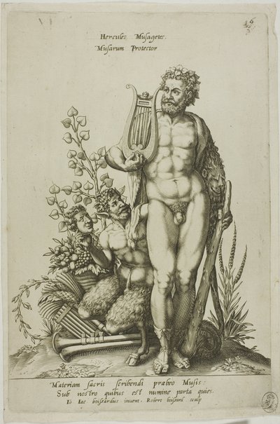 Herkules, płyta 16 z Parnassus Biceps autorstwa Robert Boissard
