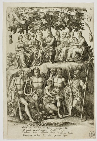 Parnassus, płytka 4 od Parnassus Biceps autorstwa Robert Boissard