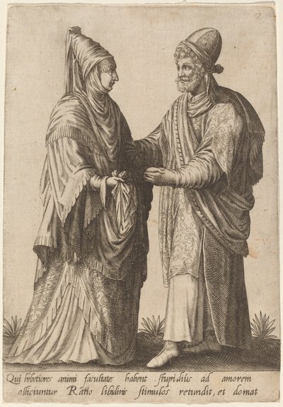 Ci, którzy otępiają władze umysłu..., 1597. autorstwa Robert Boissard