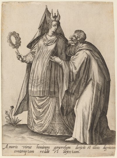 Miłość, wirus, człowieku... autorstwa Robert Boissard after Jean Jacques Boissard