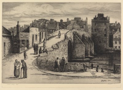 Auld Brig, Ayr autorstwa Robert Bryden