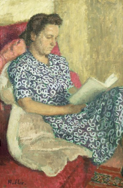 Portret kobiety czytającej autorstwa Robert Buhler