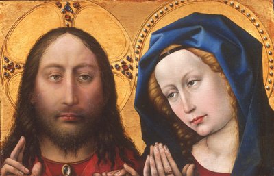 Chrystus i Dziewica autorstwa Robert Campin