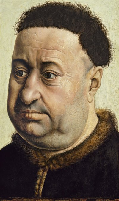 Portret mężczyzny Robert de Masmines, ok. 1425 autorstwa Robert Campin