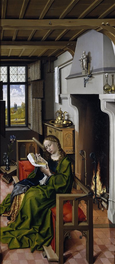 Św. Barbara, 1438 r. autorstwa Robert Campin