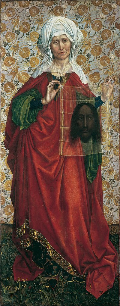 Panele Flémalle: Św. Weronika autorstwa Robert Campin