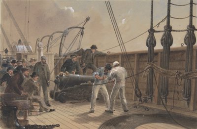 Splot kabla po pierwszym wypadku na pokładzie Great Eastern, 25 lipca 1865, 1865-66. autorstwa Robert Charles Dudley