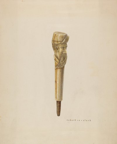 Głowa lub uchwyt laski autorstwa Robert Clark