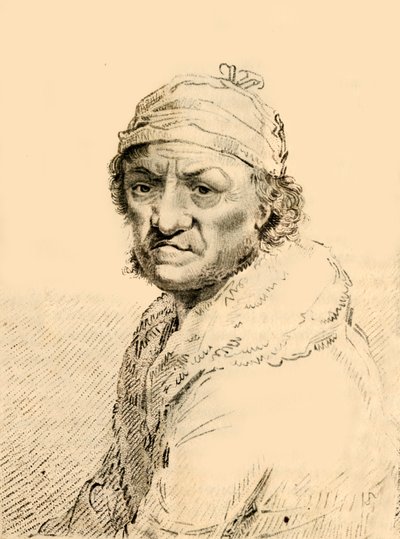 Elias Hoyle, z Sowerby, Yorkshire - w wieku 113, 1822. autorstwa Robert Cooper