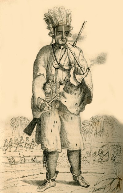 Peter Williamson, godny uwagi ze względu na jego niewolę i cierpienia, 1821. autorstwa Robert Cooper