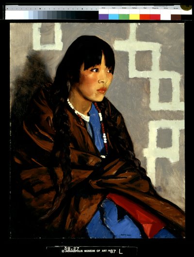 Indianka (Julianita) (olej na płótnie) autorstwa Robert Cozad Henri