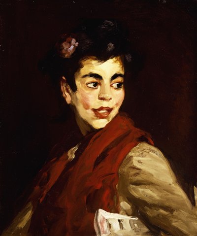 Newsgirl - Madryt, 1908 autorstwa Robert Cozad Henri