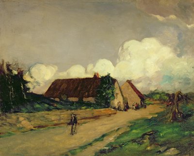 Stare domy rolnicze w Bretanii autorstwa Robert Cozad Henri